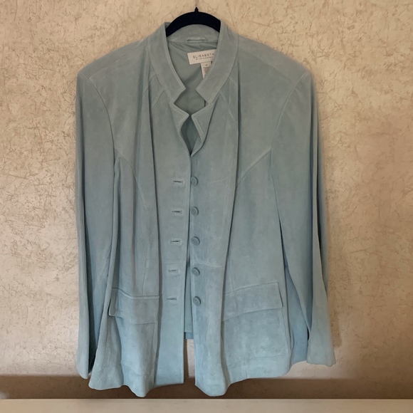 Elisabeth by Liz Claiborne Suede Blazer - Picture 1 of 7